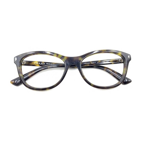 Prada VPR 05R 2AU-1O1 Tortoise Brown Eyeglasses Frames 53-17 140 Italy Designer - Picture 12 of 12